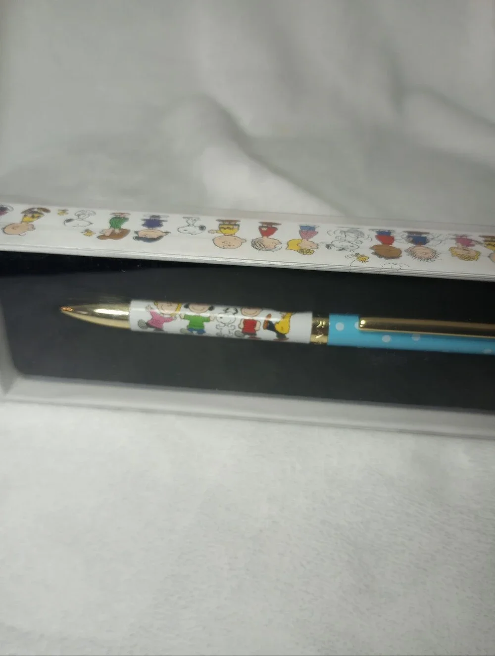 Peanuts Collectible Writing Pen New In Box Graphique Charlie Brown Snoopy Linus